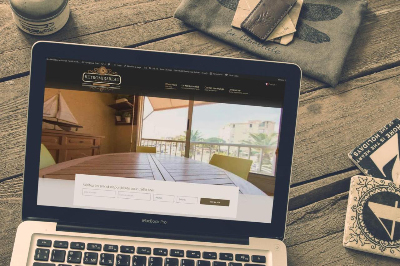 Retromirabeau "Cote Mer" - 29M2 - Lumineux - Terrasse Loggia - Vue Marina - Parking Securise - 2 A 3 Pers - Emplacement Top - Cheques Vacances Connect Gruissan Εξωτερικό φωτογραφία
