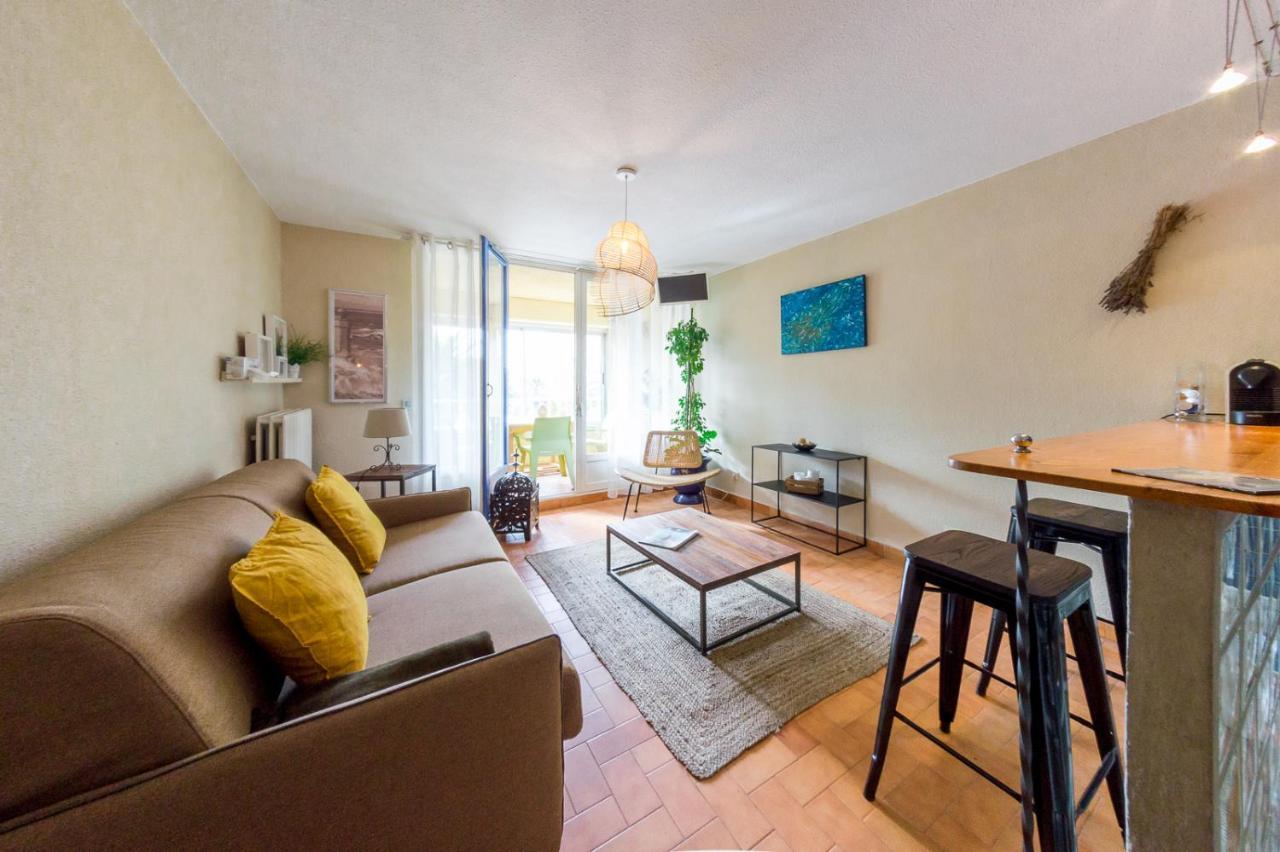 Retromirabeau "Cote Mer" - 29M2 - Lumineux - Terrasse Loggia - Vue Marina - Parking Securise - 2 A 3 Pers - Emplacement Top - Cheques Vacances Connect Gruissan Εξωτερικό φωτογραφία