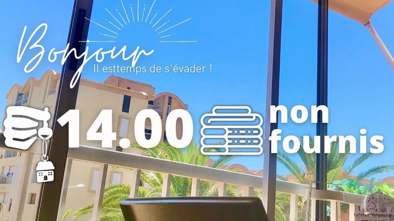 Retromirabeau "Cote Mer" - 29M2 - Lumineux - Terrasse Loggia - Vue Marina - Parking Securise - 2 A 3 Pers - Emplacement Top - Cheques Vacances Connect Gruissan Εξωτερικό φωτογραφία