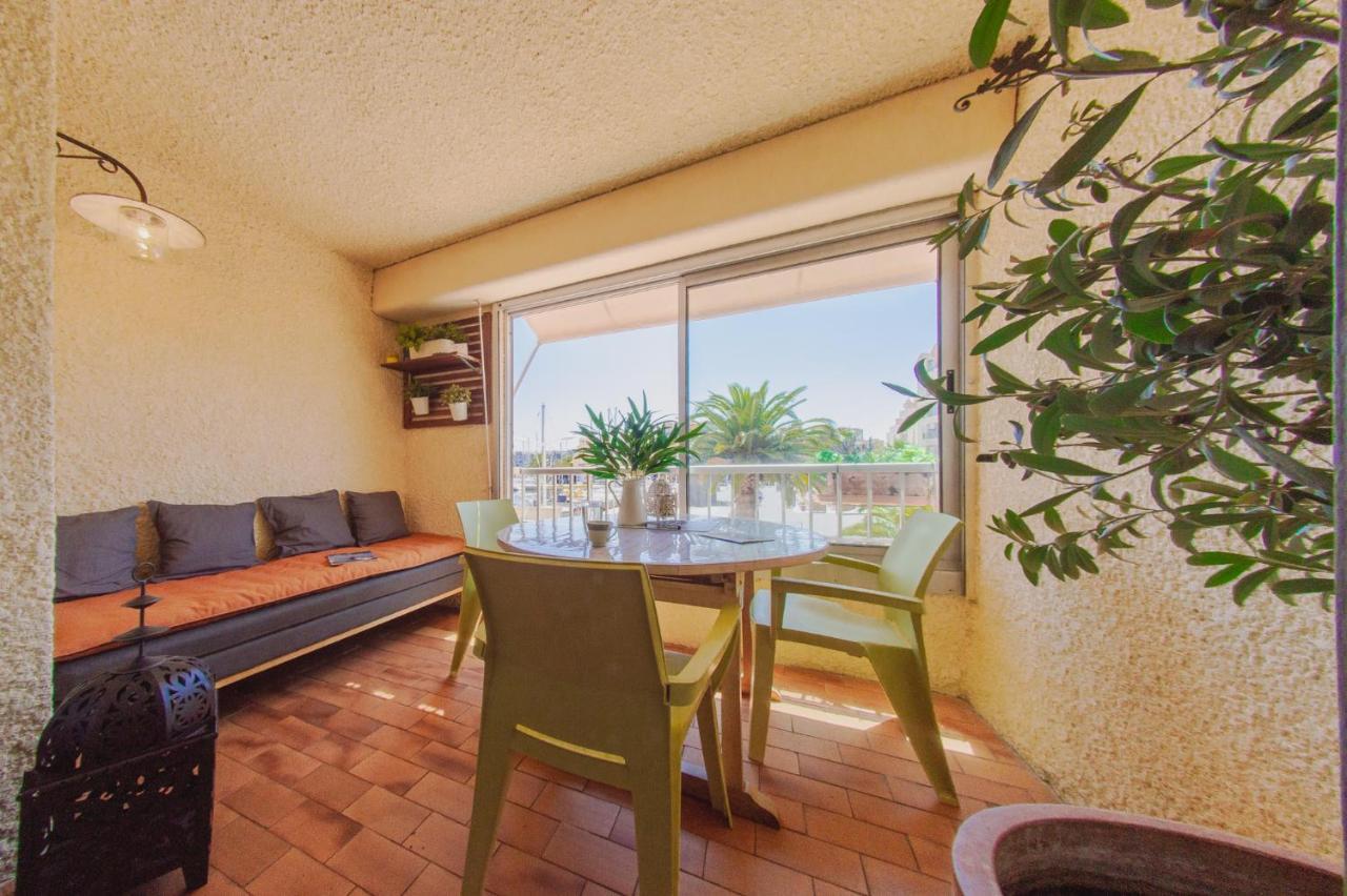 Retromirabeau "Cote Mer" - 29M2 - Lumineux - Terrasse Loggia - Vue Marina - Parking Securise - 2 A 3 Pers - Emplacement Top - Cheques Vacances Connect Gruissan Εξωτερικό φωτογραφία